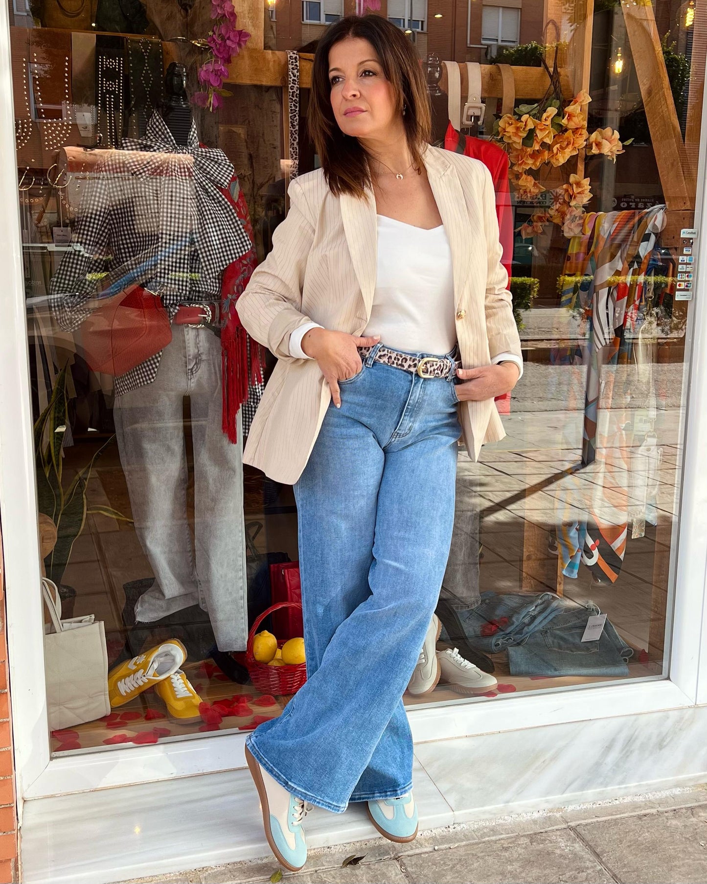 Blazer diplomática beige