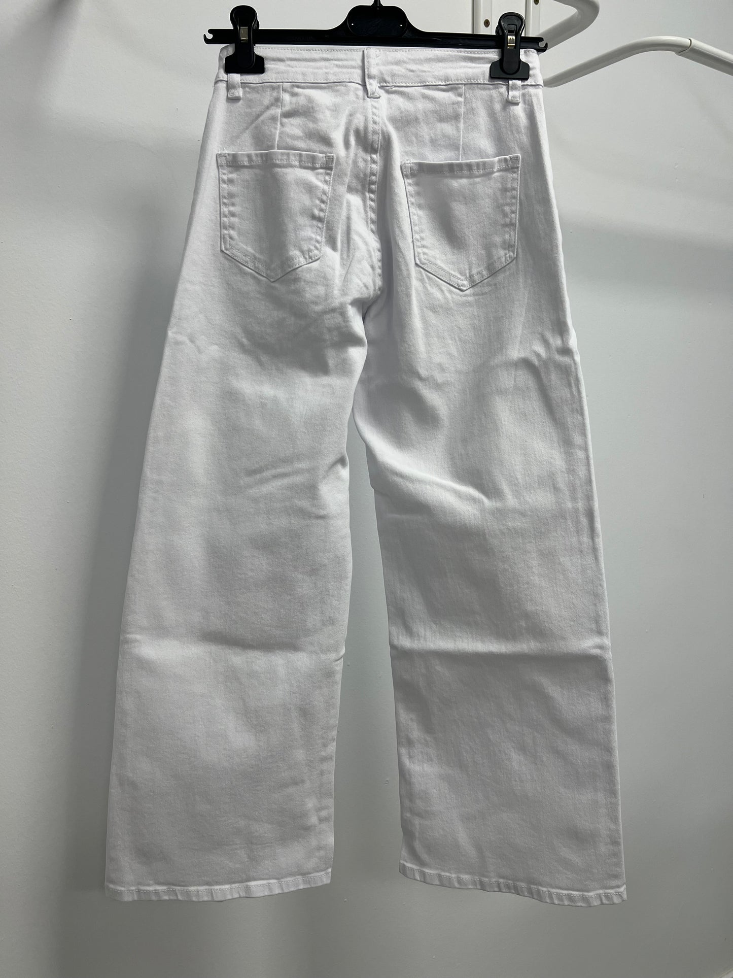 Pantalón pierna ancha blanco