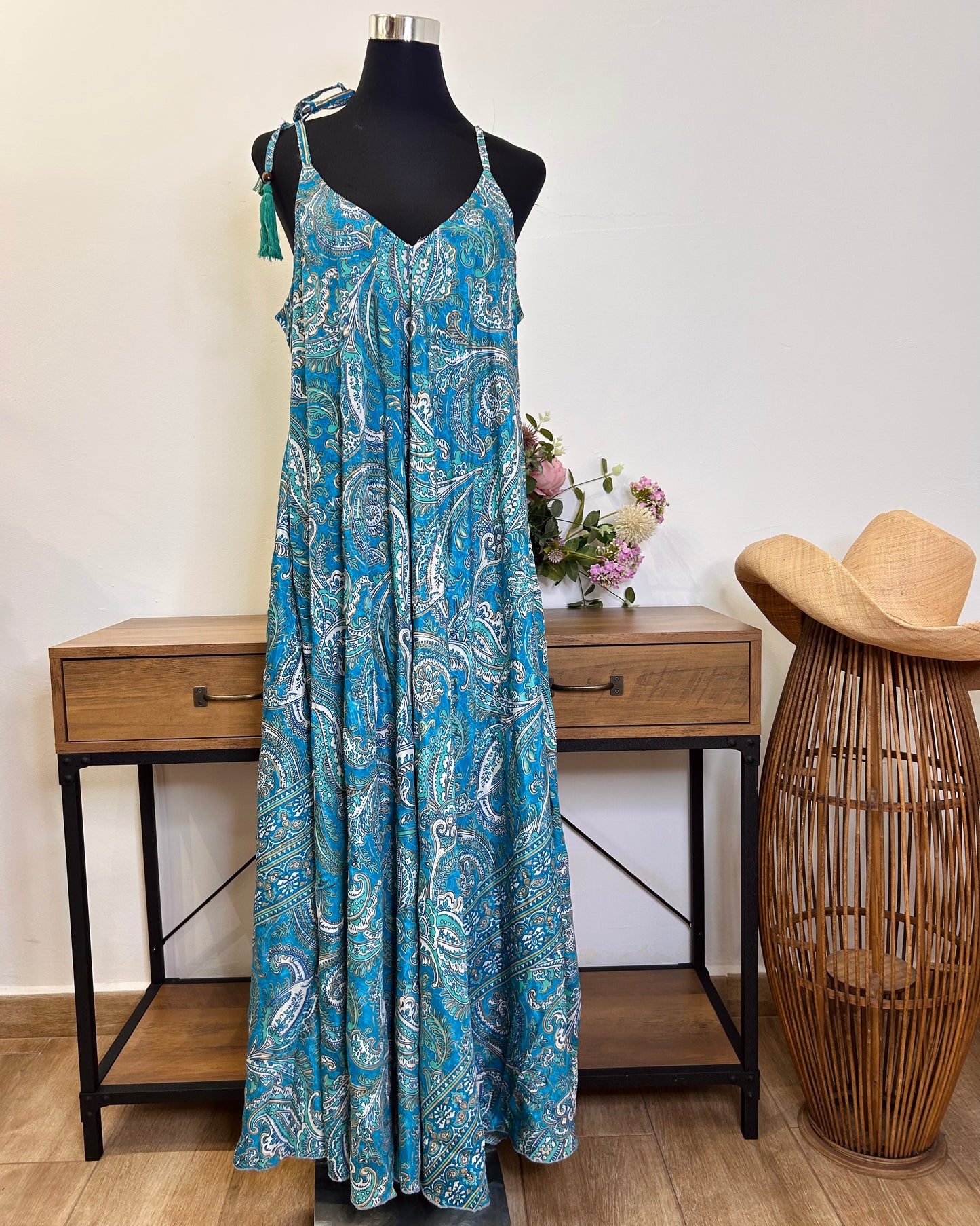 Vestido indio largo