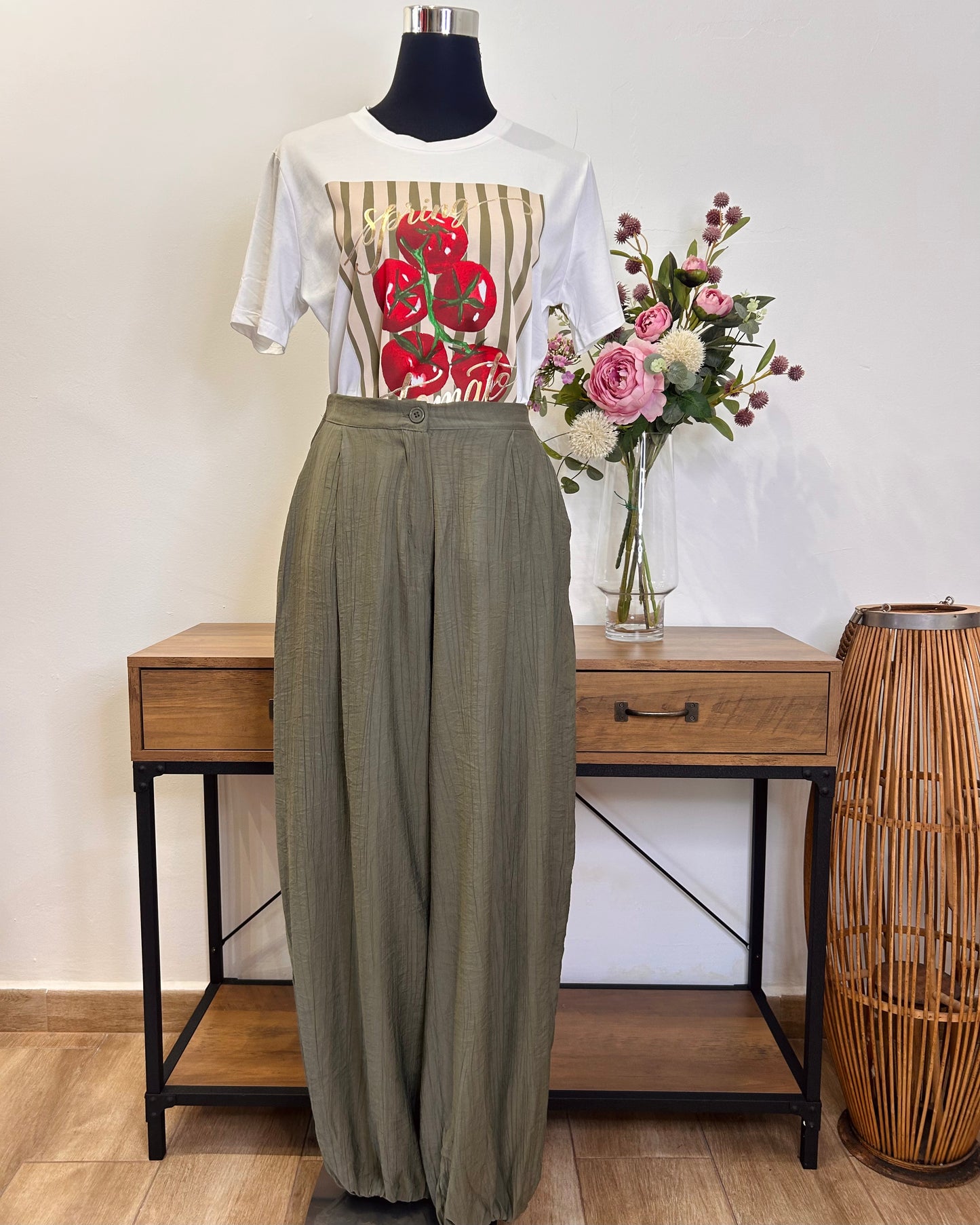 Pantalón pinza bombacho
