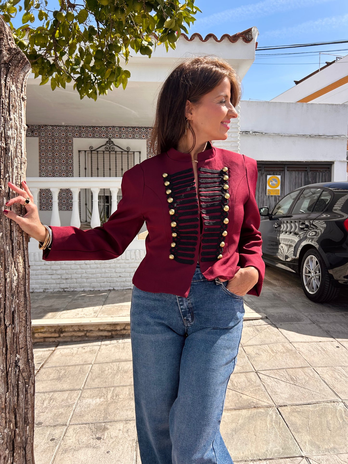 Chaqueta Napoleón hombrera