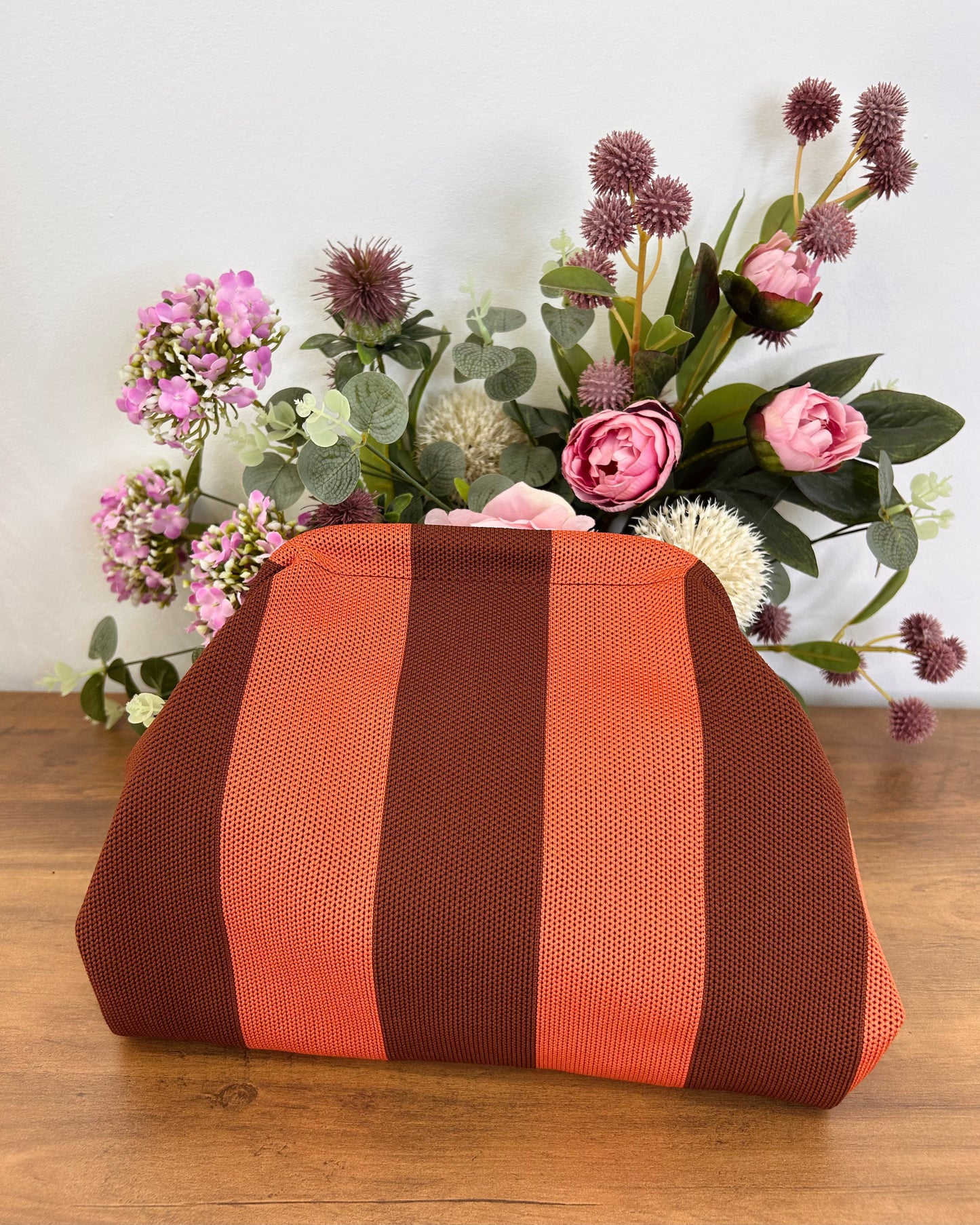 Bolso cartera rayas