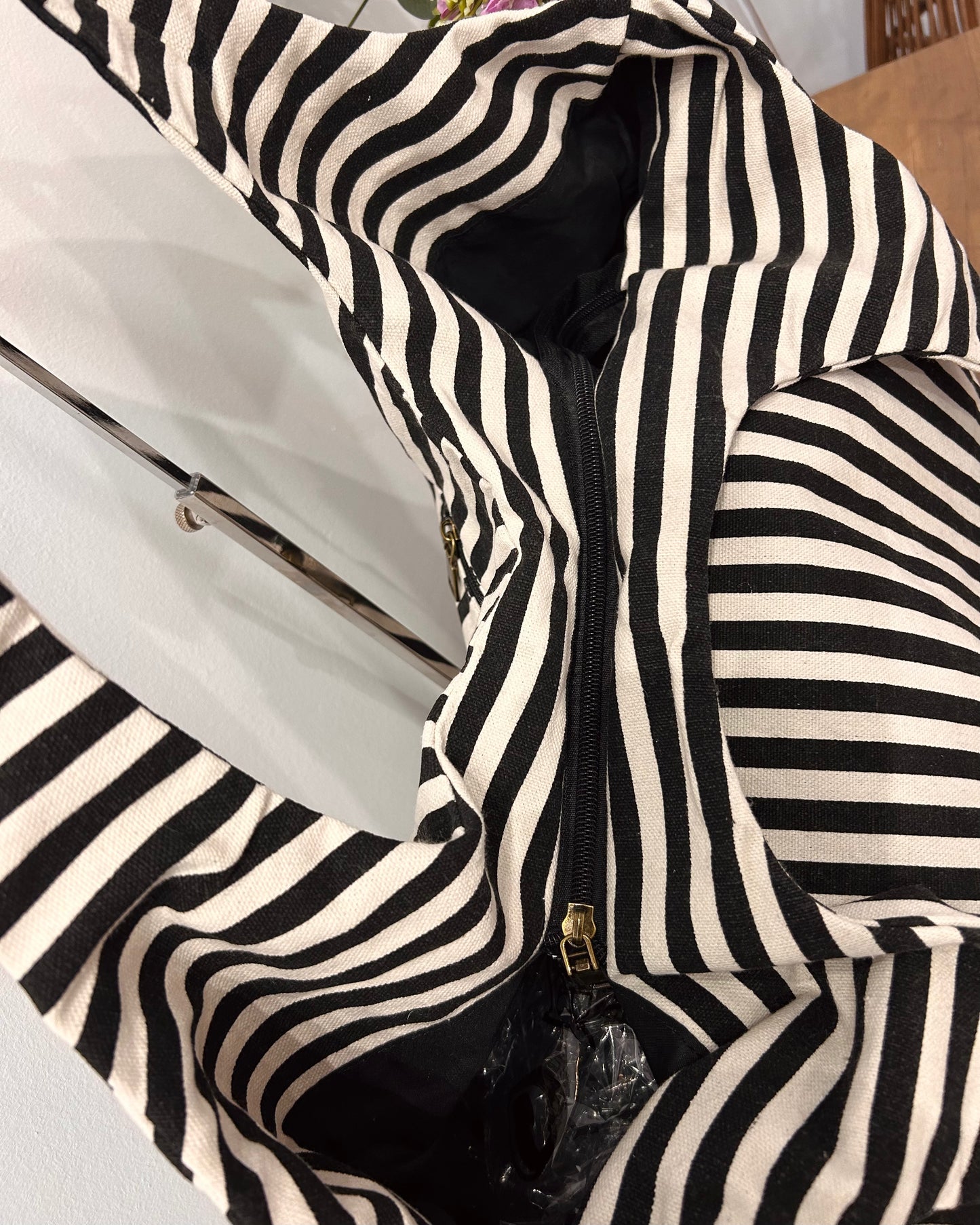 Bolso grande doble borla