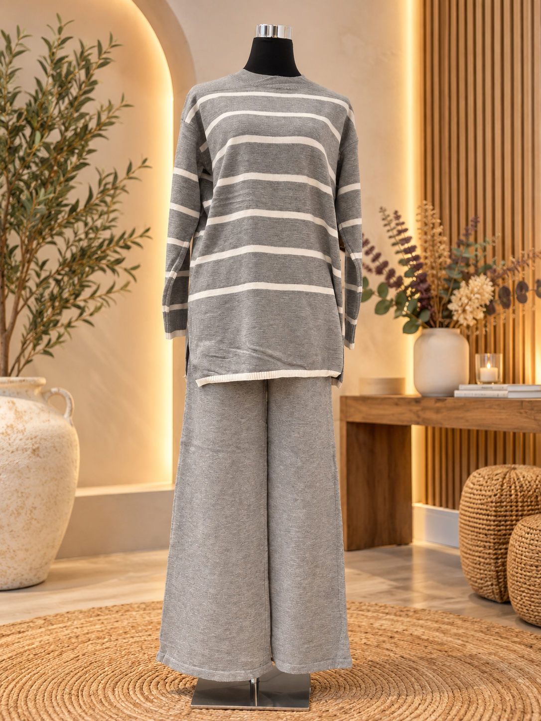 Conjunto punto de rayas