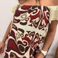 Vestido sin mangas estampado
