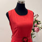 Vestido gasa con cinturón