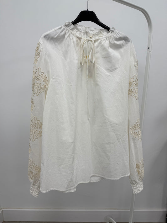 Blusa boho bordada