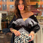 Vestido midi negro