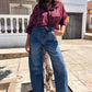 Vaquero vuelta cinturilla barrel
