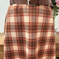 Falda cuadros cinturón