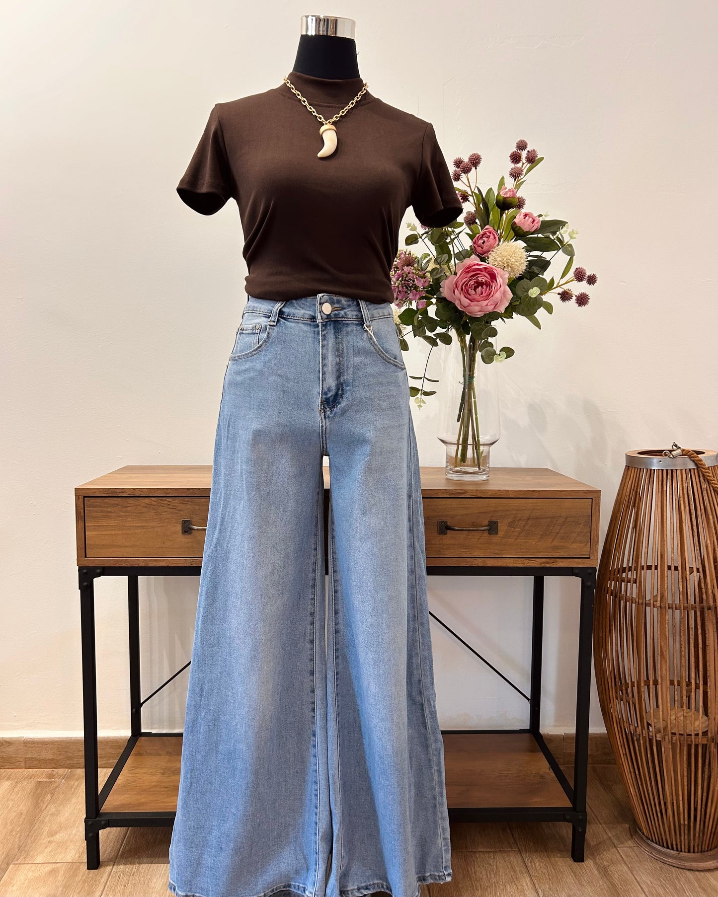 Vaquero palazzo wide leg