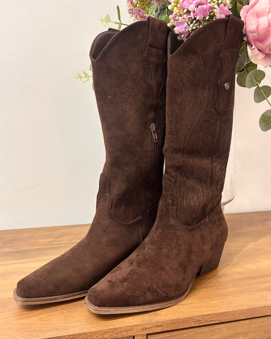 Bota cowboy marrón