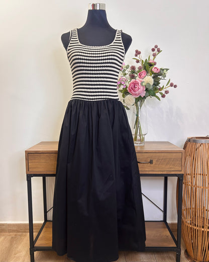 Vestido punto capa