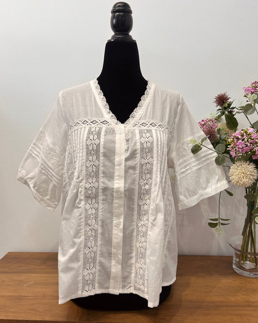 Camisa Lupe encaje