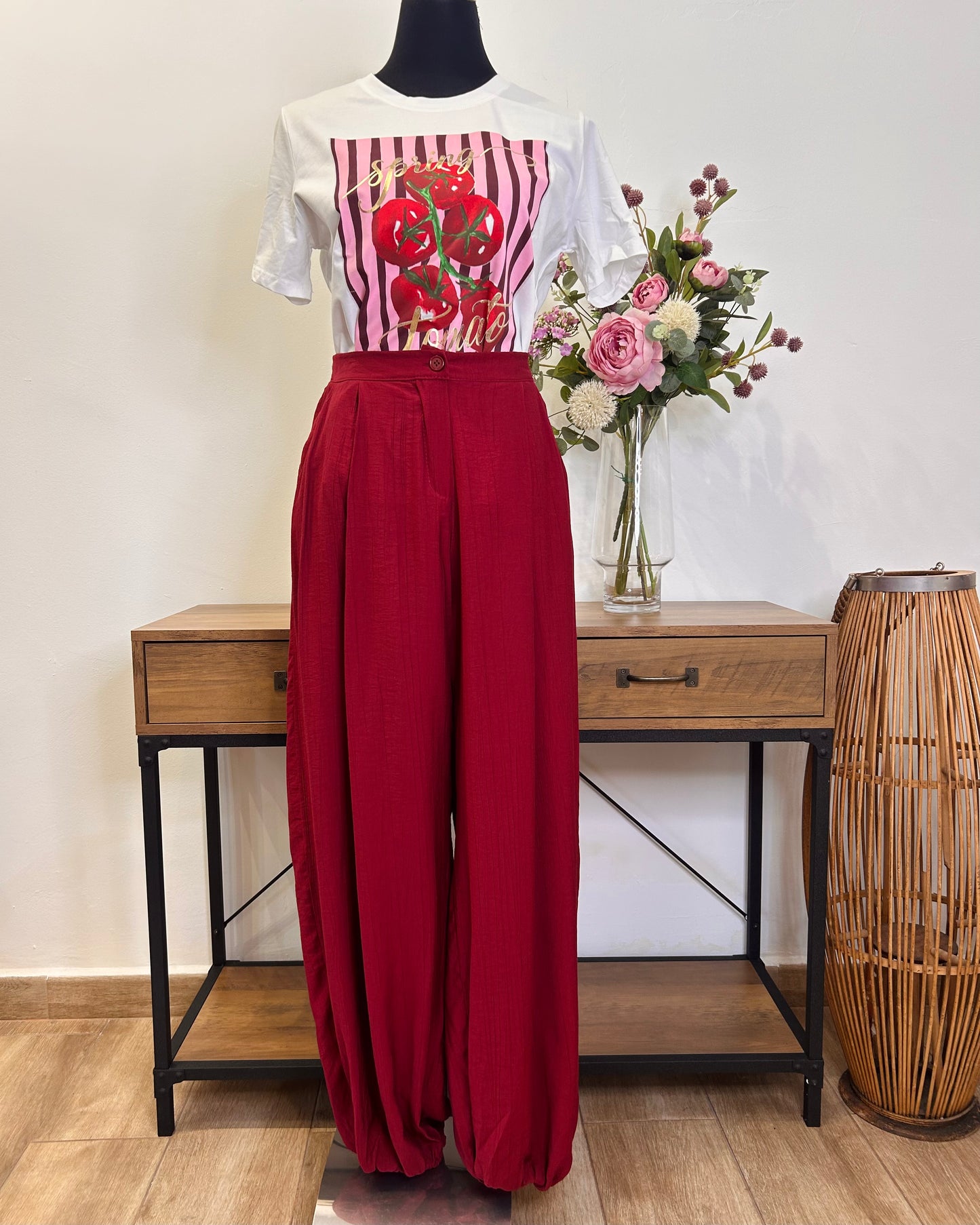Pantalón pinza bombacho