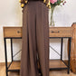 Pantalón marrón palazo