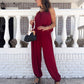Conjunto de pantalón bombacho