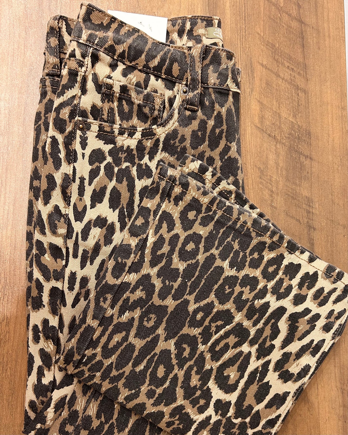 Pantalón Vaquero Leopardo