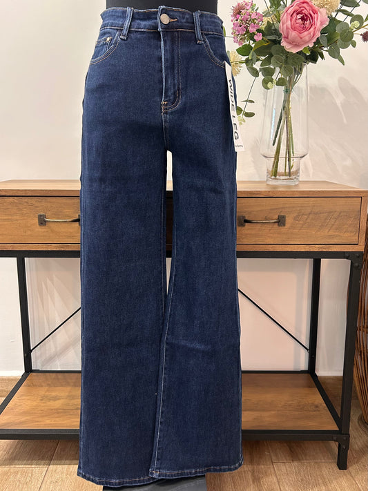 Vaquero recto oscuro