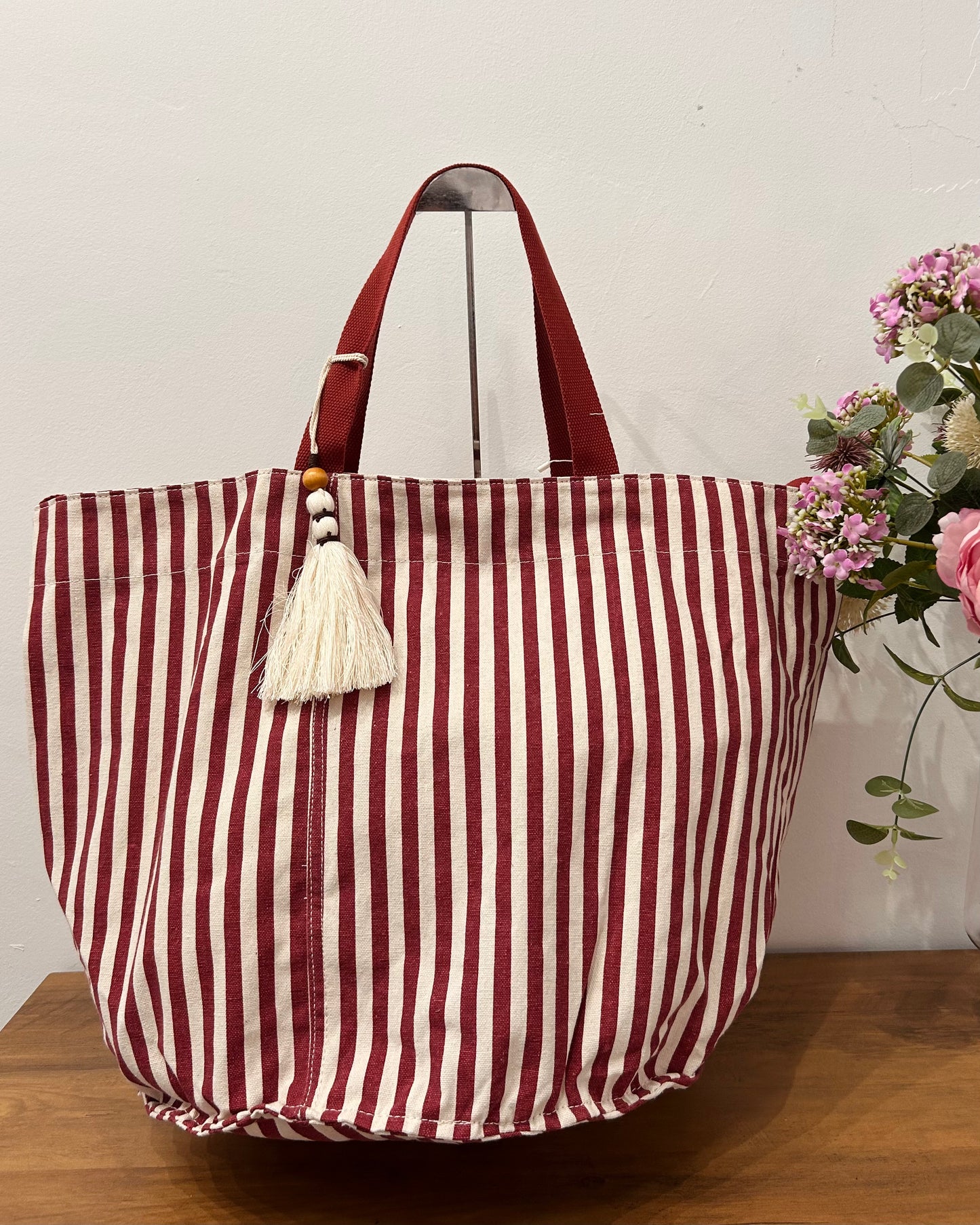 Bolso grande granate