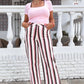 Pantalón vaquero rayas