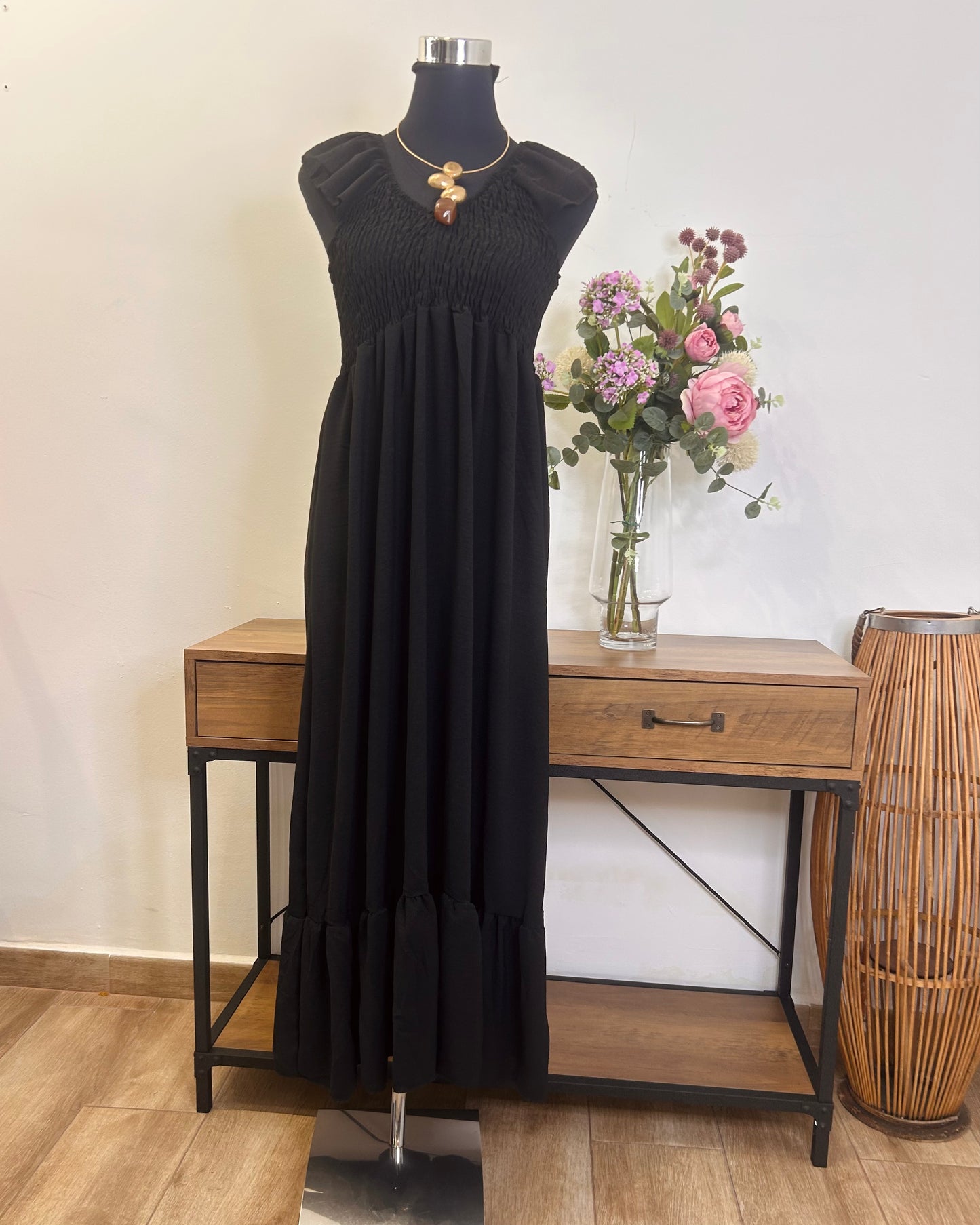 Vestido nido abeja