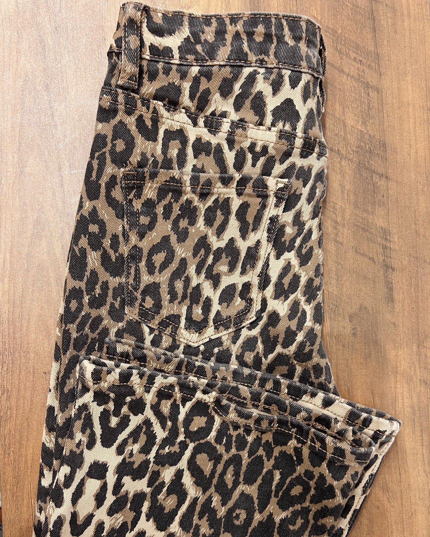 Pantalón Vaquero Leopardo