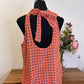 Vestido vichy naranja