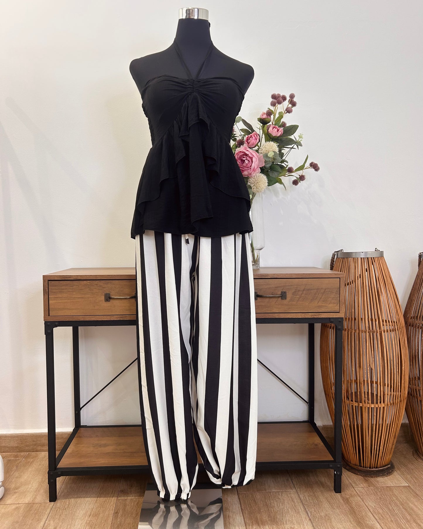 Pantalón raya bombacho