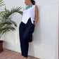 Pantalón de gasa barrel