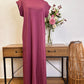 Vestido algodón tacha plata