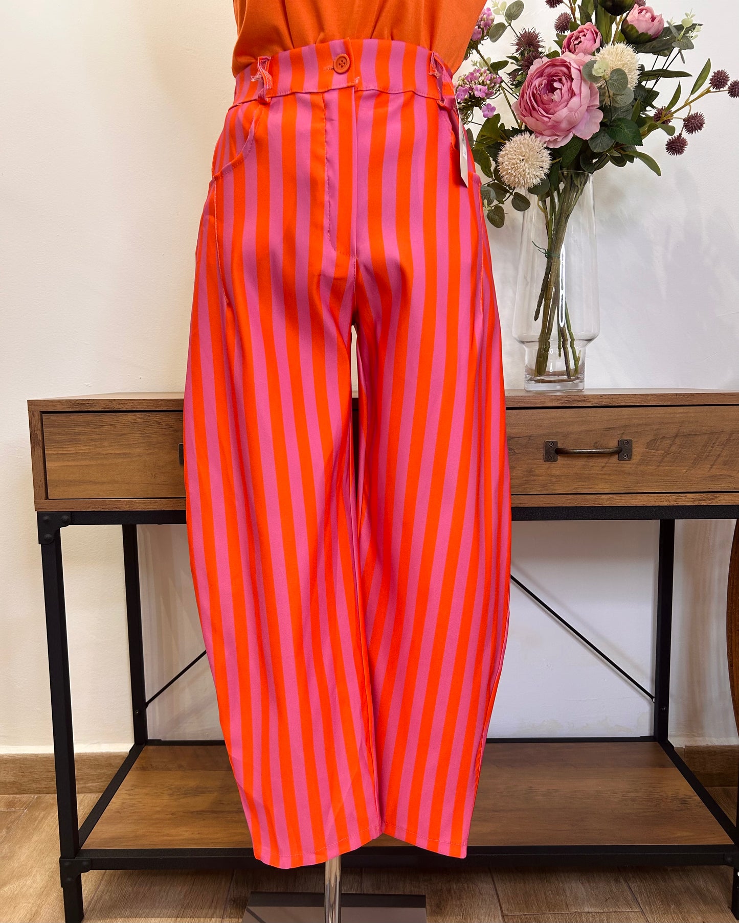 Pantalón raya balloon
