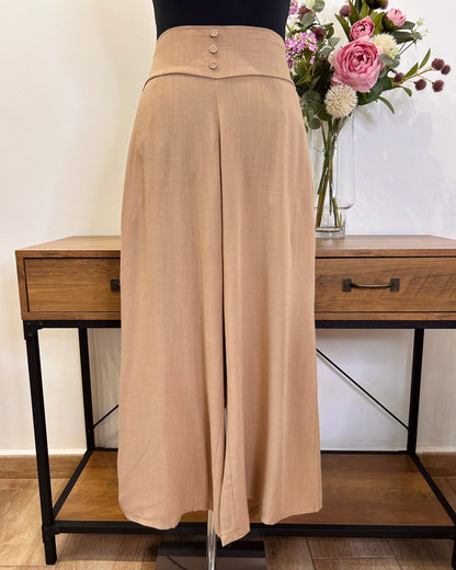 Pantalón culotte botones