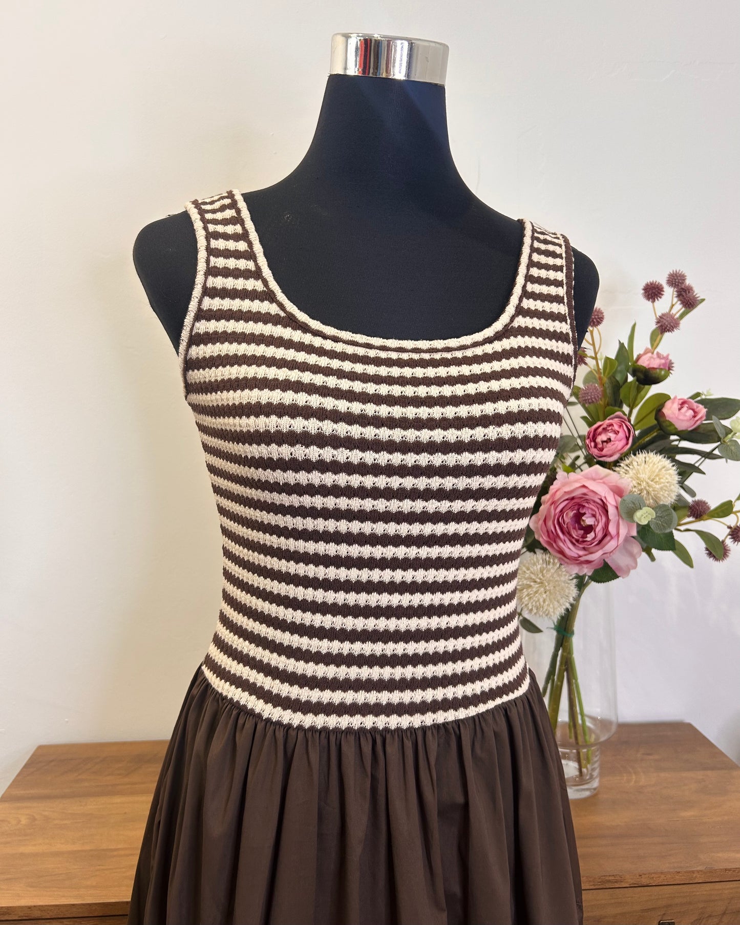 Vestido punto capa