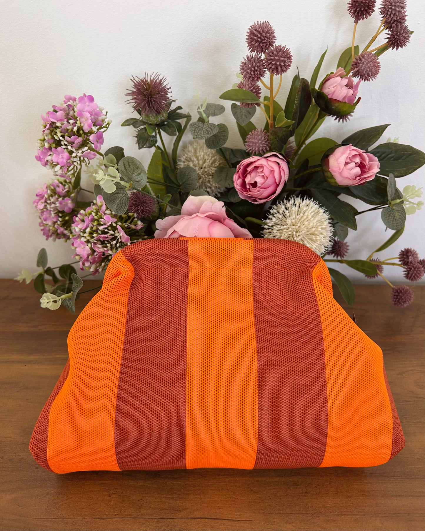 Bolso cartera rayas