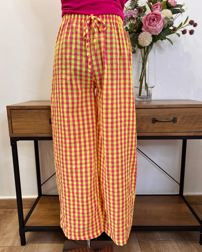 Pantalón cuadros