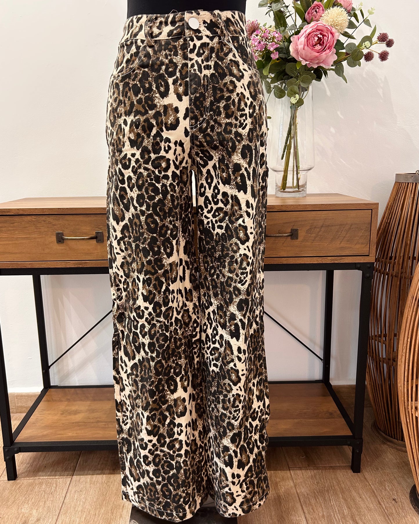 Vaquero leopardo palazzo