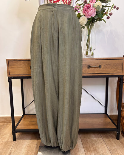 Pantalón pinza bombacho