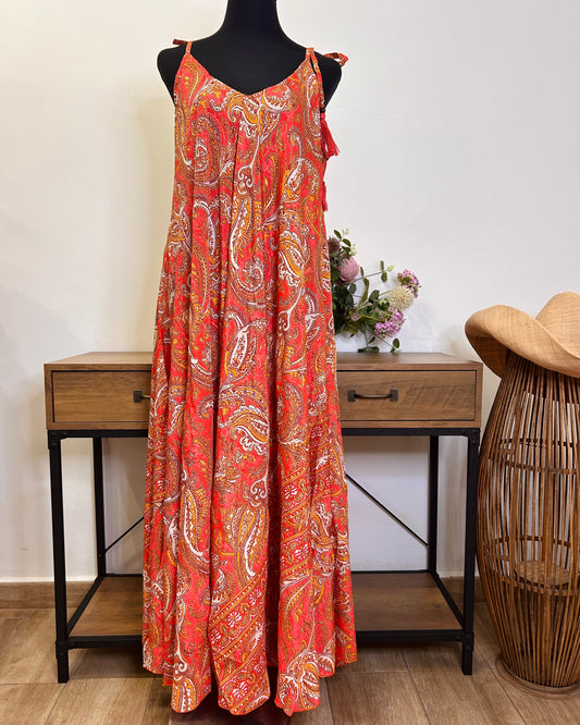 Vestido indio largo