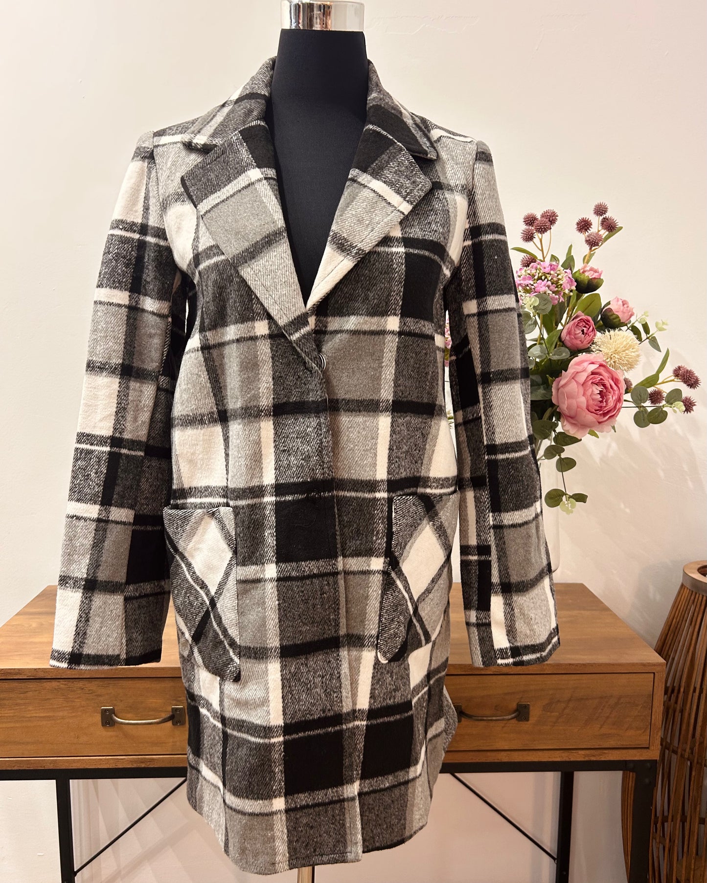 Abrigo cuadros