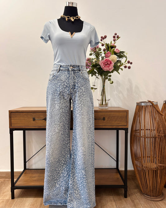 Vaquero claro leopardo