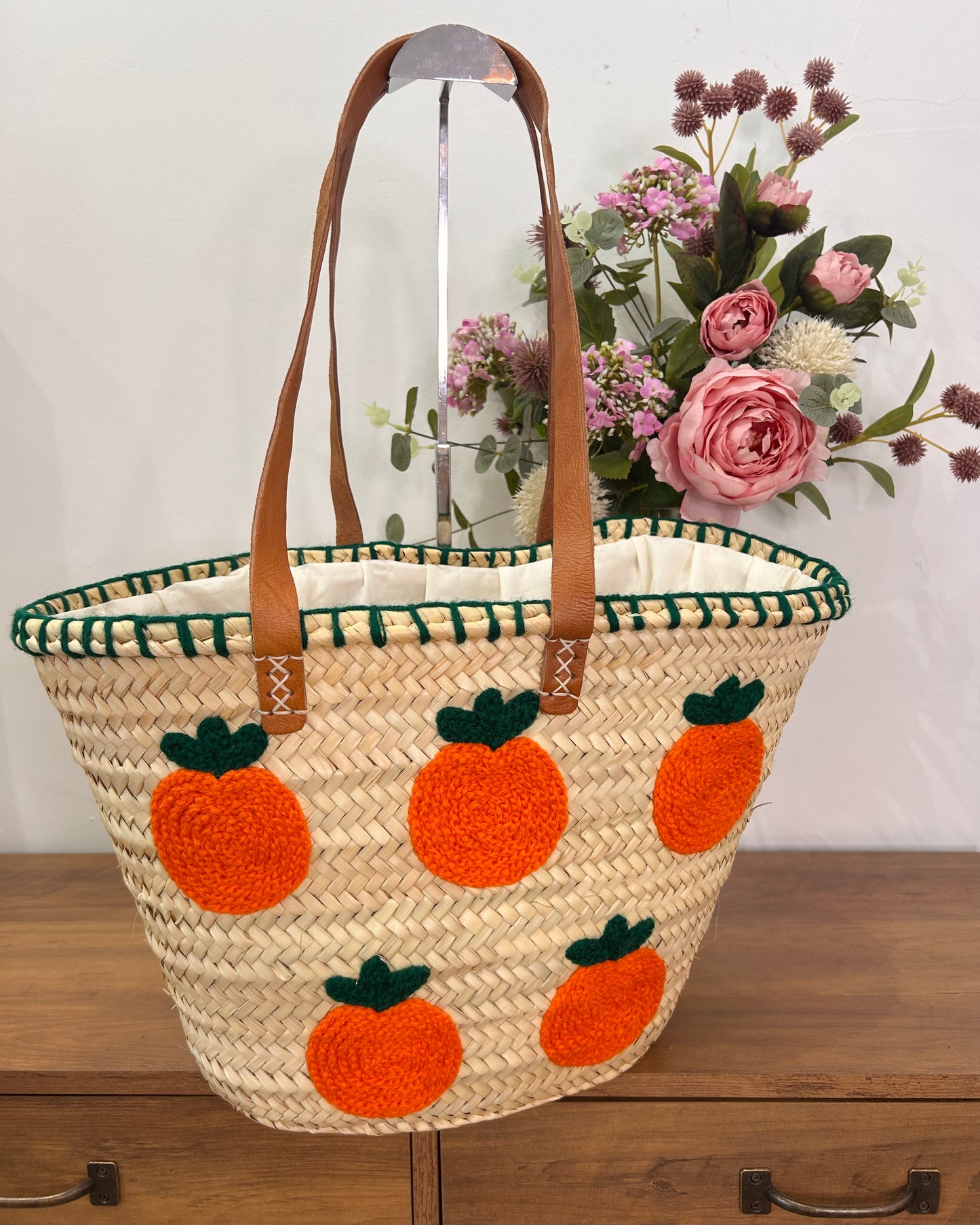 Cesta de mimbre