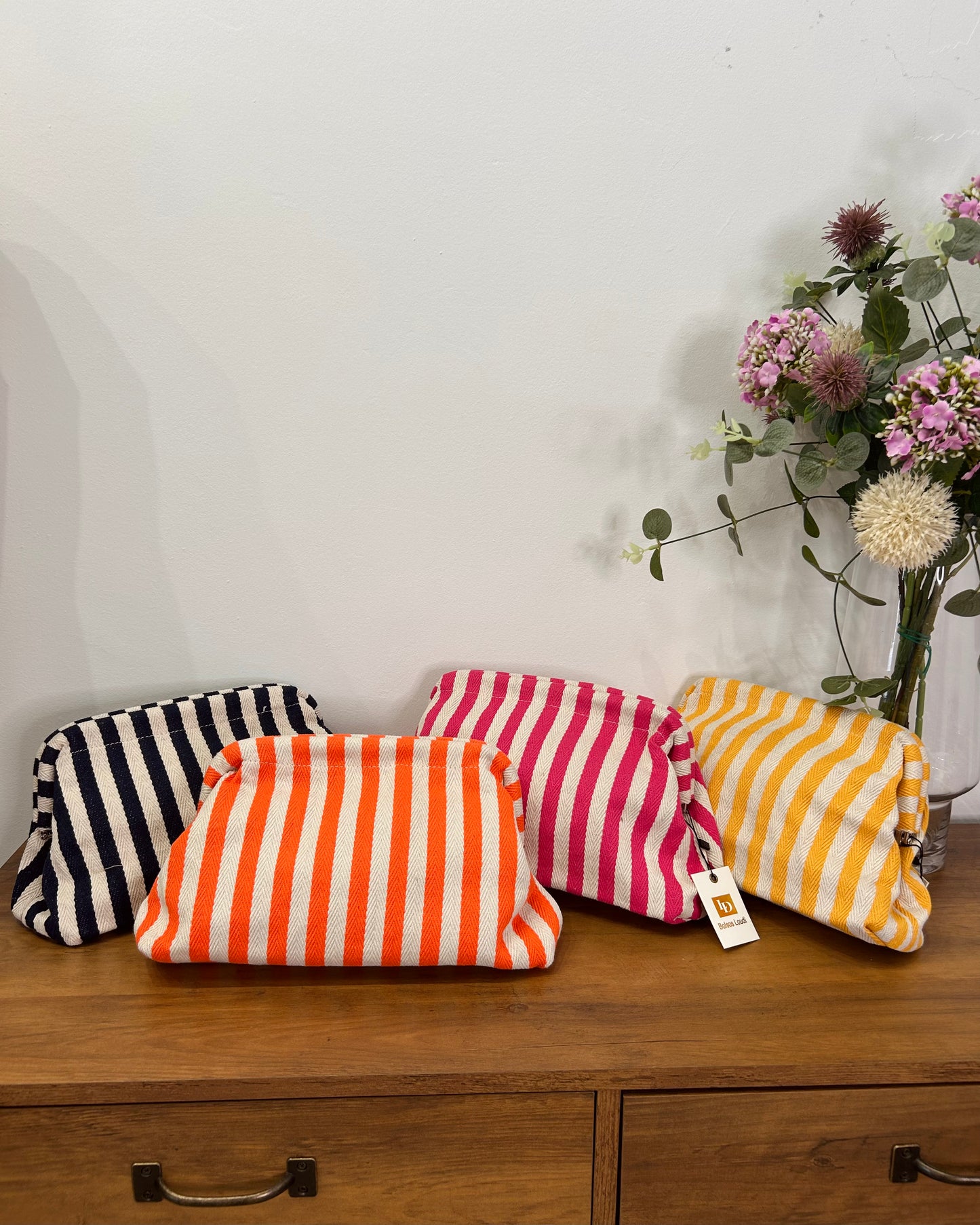 Cartera rayas