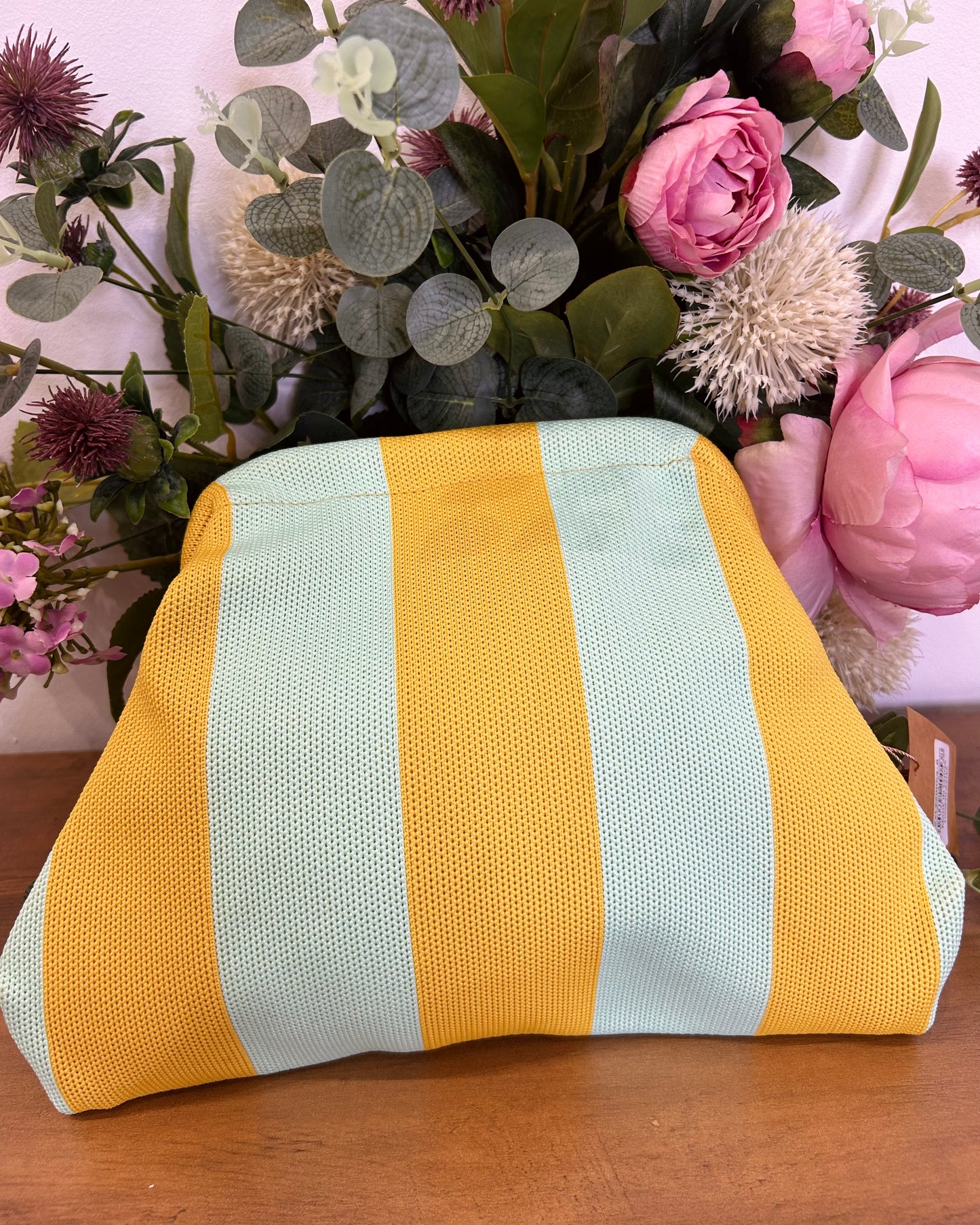 Bolso cartera rayas