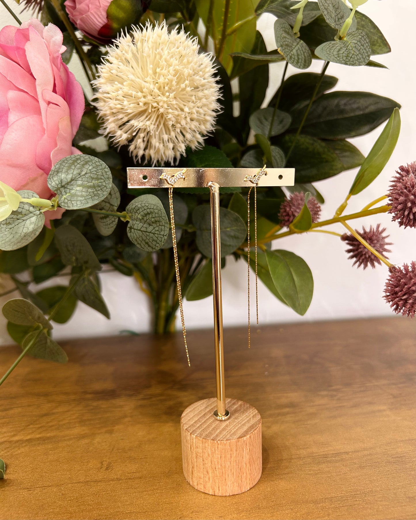 Pendientes cadena en cierre