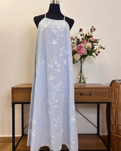 Vestido raya flor