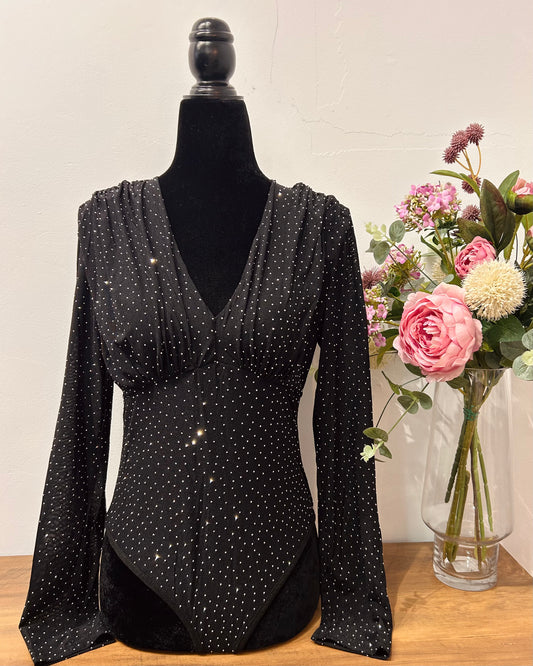 Body brillo cuello pico