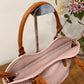 Bolso piel rosa
