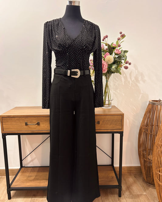 Pantalón palazzo licra