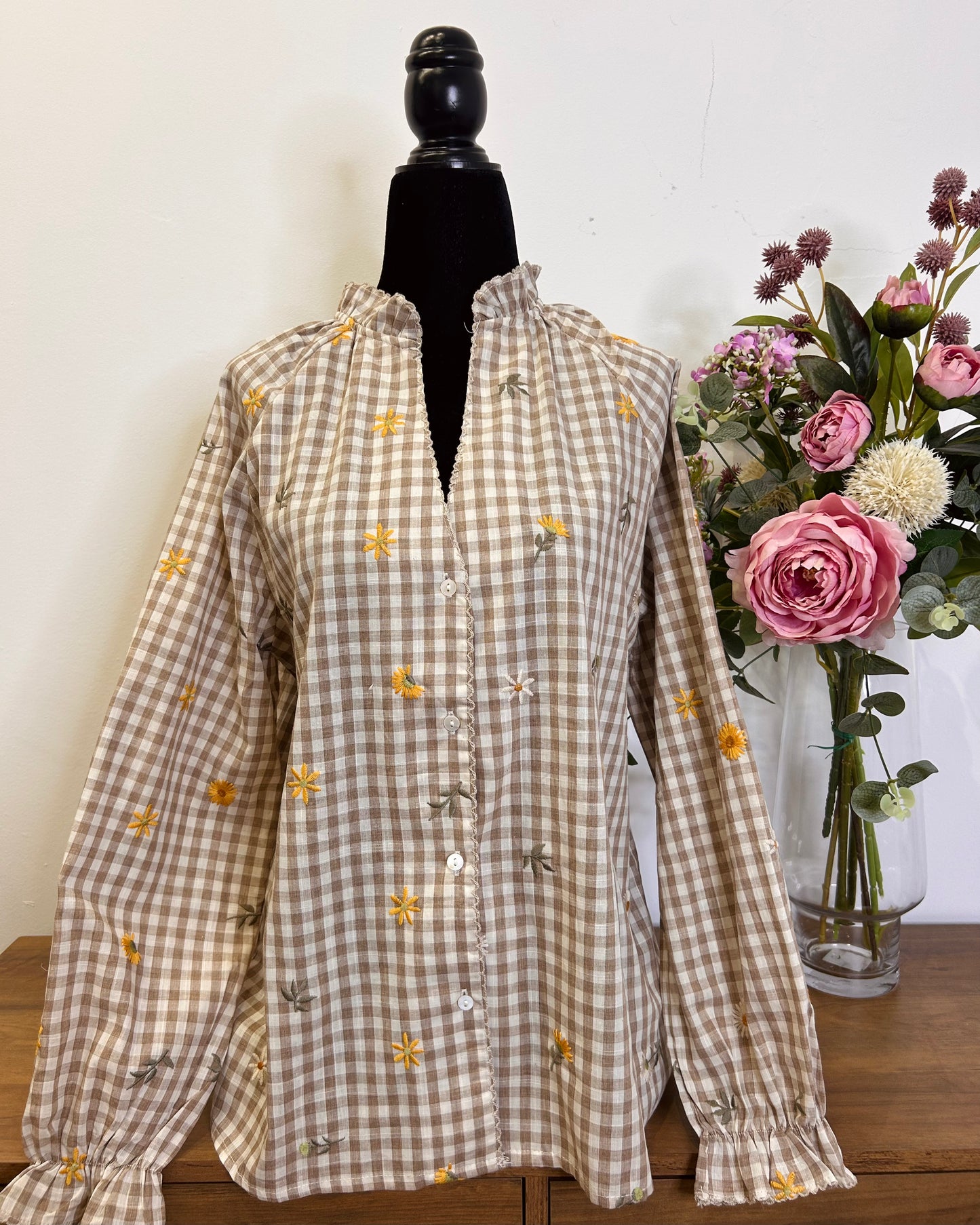 Camisa vichy Margarita